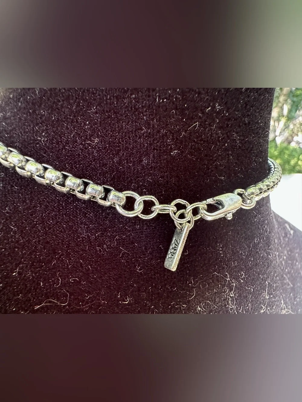 Zara Silver-Tone Chain Necklace with Heart and Key Charms